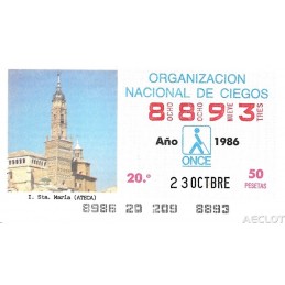 1986. Cupón 23-Octbre