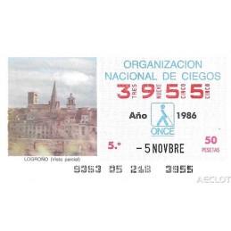 1986. Cupón 5-Novbre