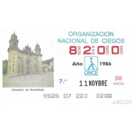1986. Cupón 11-Novbre