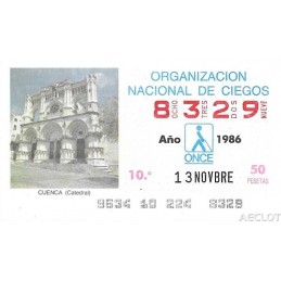 1986. Cupón 13-Novbre