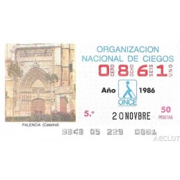 1986. Cupón 20-Novbre