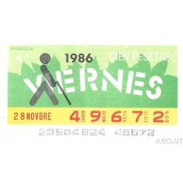 1986. Cupón 28-Novbre