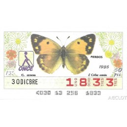 1986. Cupón 30-Dicbre