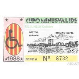 1988. Cupo Minusvalids