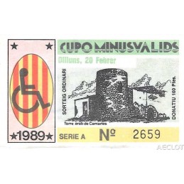 1989. Cupo Minusvalids