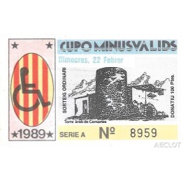 1989. Cupo Minusvalids