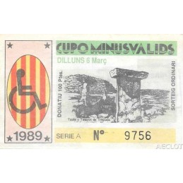 1989. Cupo Minusvalids