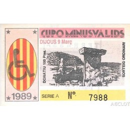 1989. Cupo Minusvalids