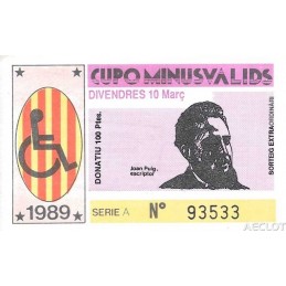 1989. Cupo Minusvalids