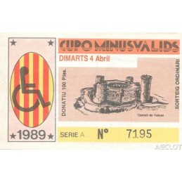 1989. Cupo Minusvalids