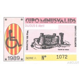 1989. Cupo Minusvalids
