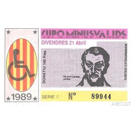 1989. Cupo Minusvalids