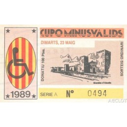 1989. Cupo Minusvalids