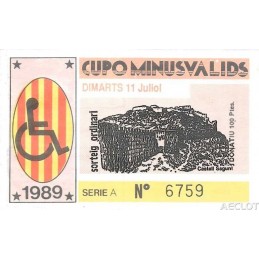 1989. Cupo Minusvalids