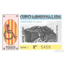 1989. Cupo Minusvalids
