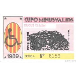 1989. Cupo Minusvalids