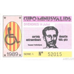 1989. Cupo Minusvalids