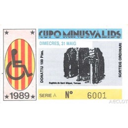 1989. Cupo Minusvalids