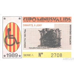1989. Cupo Minusvalids