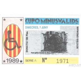 1989. Cupo Minusvalids