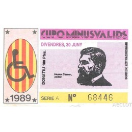 1989. Cupo Minusvalids