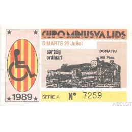 1989. Cupo Minusvalids