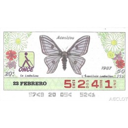 1987. Cupón 23-Febro