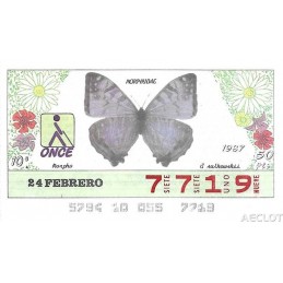 1987. Cupón 24-Febro