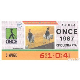 1987. Cupón 3-Marzo