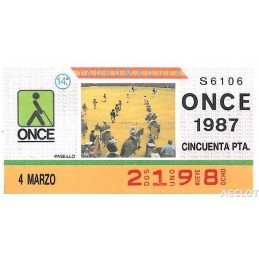 1987. Cupón 4-Marzo