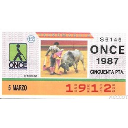1987. Cupón 5-Marzo
