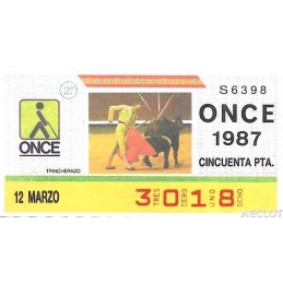 1987. Cupón 12-Marzo