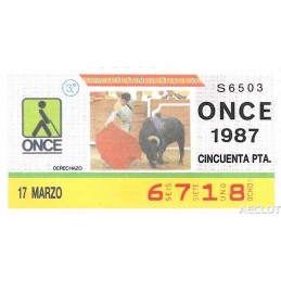 1987. Cupón 17-Marzo