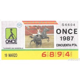 1987. Cupón 19-Marzo