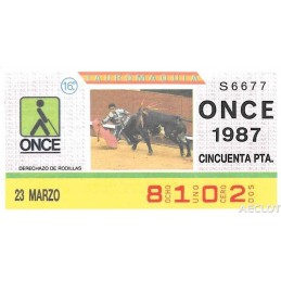 1987. Cupón 23-Marzo