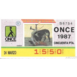 1987. Cupón 24-Marzo