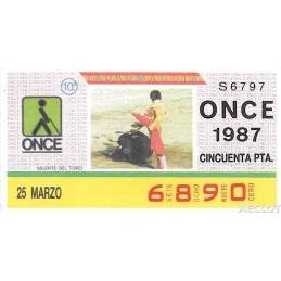 1987. Cupón 25-Marzo