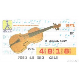 1987. Cupón 2-Abril