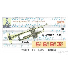 1987. Cupón 14-Abril