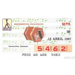1987. Cupón 16-Abril