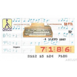 1987. Cupón 4-Mayo