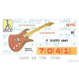 1987. Cupón 5-Mayo