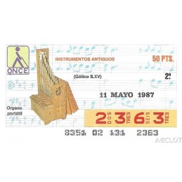 1987. Cupón 11-Mayo