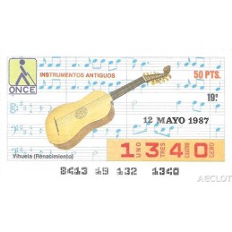 1987. Cupón 12-Mayo