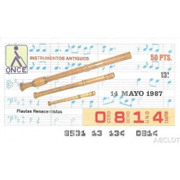 1987. Cupón 14-Mayo