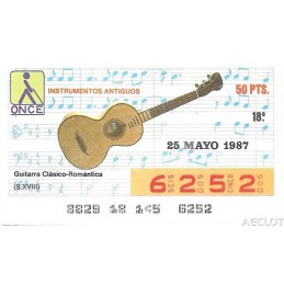 1987. Cupón 25-Mayo