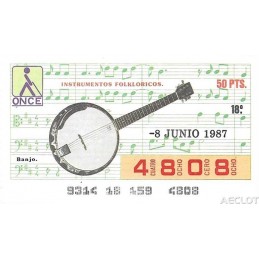 1987. Cupón 8-Junio