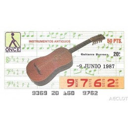 1987. Cupón 9-Junio
