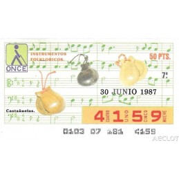 1987. Cupón 30-Junio