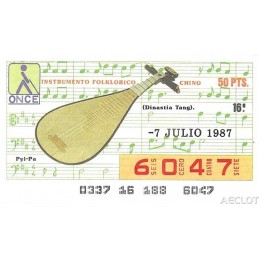 1987. Cupón 7-Julio